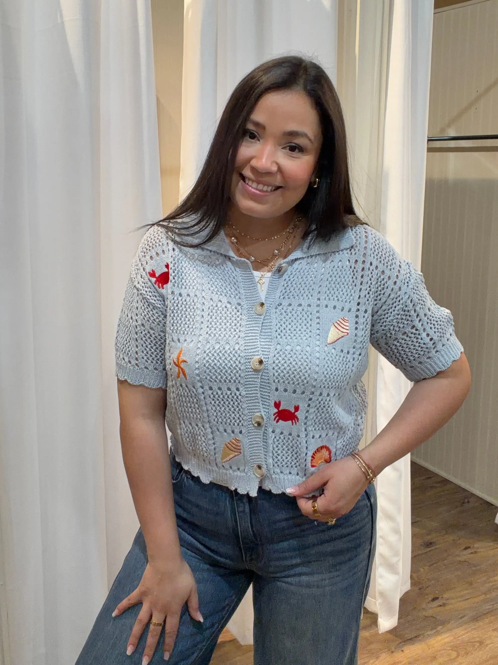 The Nautical Button Up Cardigan