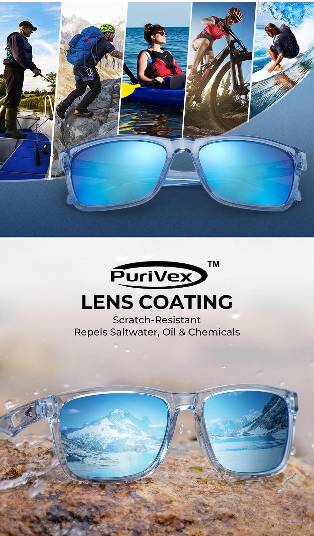 KastKing FlatRock Polarized Sports Sunglasses for Men, Women Sun Glasses Fishing Cycling Running with UV Protection