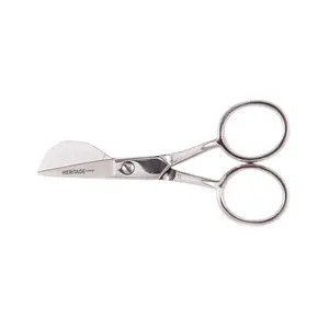 Heritage Cutlery VP57 4 1/2'' Small Duckbill Applique Scissor