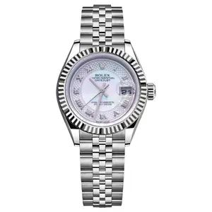 Rolex Lady-Datejust 179174 Automatic, 26mm, White Mother-of-Pearl Dial, Stainless Steel and White Gold WHP039030