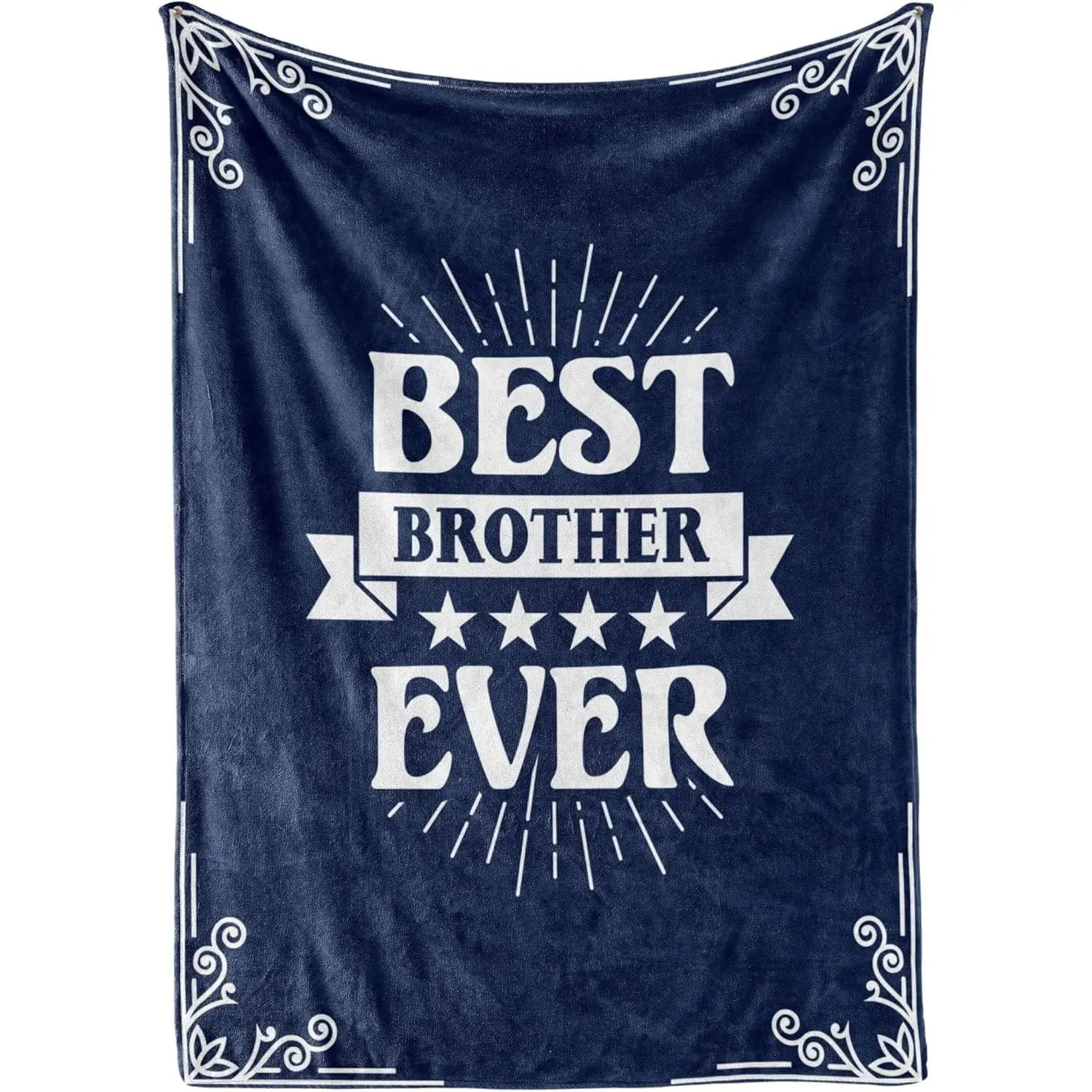 Gifts for Brother Adult from Sister, Bed Flannel Blankets Throws for Brothers for Birthday, Christmas - Best Brother Ever