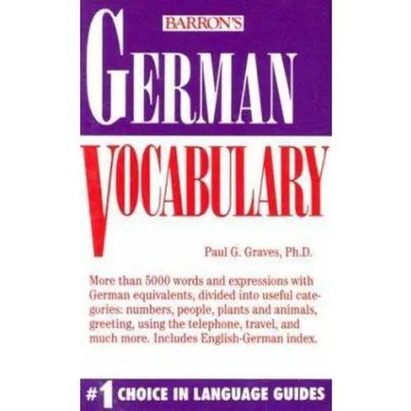 USED Book - German Vocabulary (German Edition) by Paul Graves (Paperback) - german