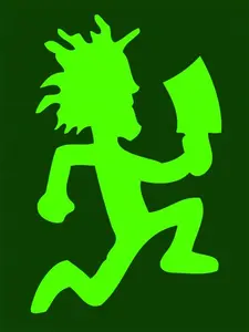 Hatchetman Permanent Vinyl Sticker for windows, bumper sticker, or any other place you'd like to stick it