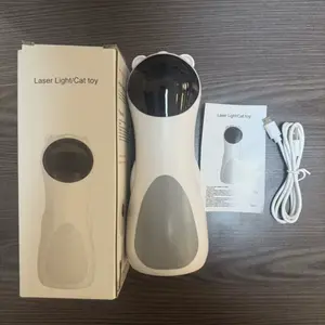 Automatic Cat Toys Smart Interactive Teasing Laser Funny LED Laser Rotating Pet Electronics Cat Toy USB Charge Cat Accessories