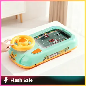 Racing Adventure Car Steering Wheel Toy for Kids Musical Driving Game Toddler Interactive Simulation Toy Educational Learning super fun Playpen Sensory wiggle car monster truck toys cars for kids