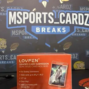 (1) box Graded card submission holder