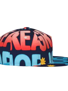 Great Job Floral Brim Hat, Casual Hip Hop Baseball Cap, Stylish Summer Accessory, Perfect for Daily Wear, Trendy Fashion Statement