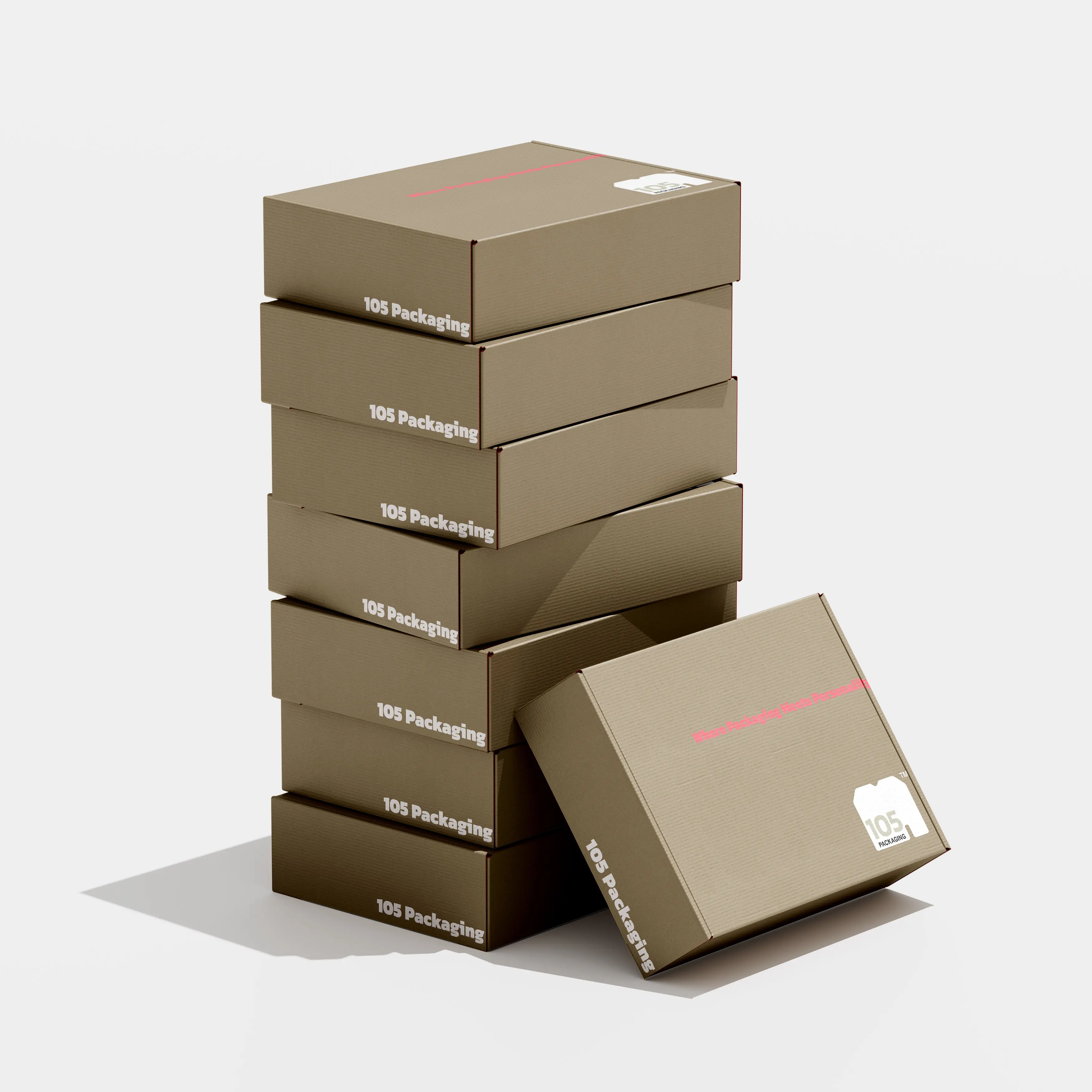 Brown Mailer Box Set of 100 - Ecommerce Choice by 105 Packaging packagingbox