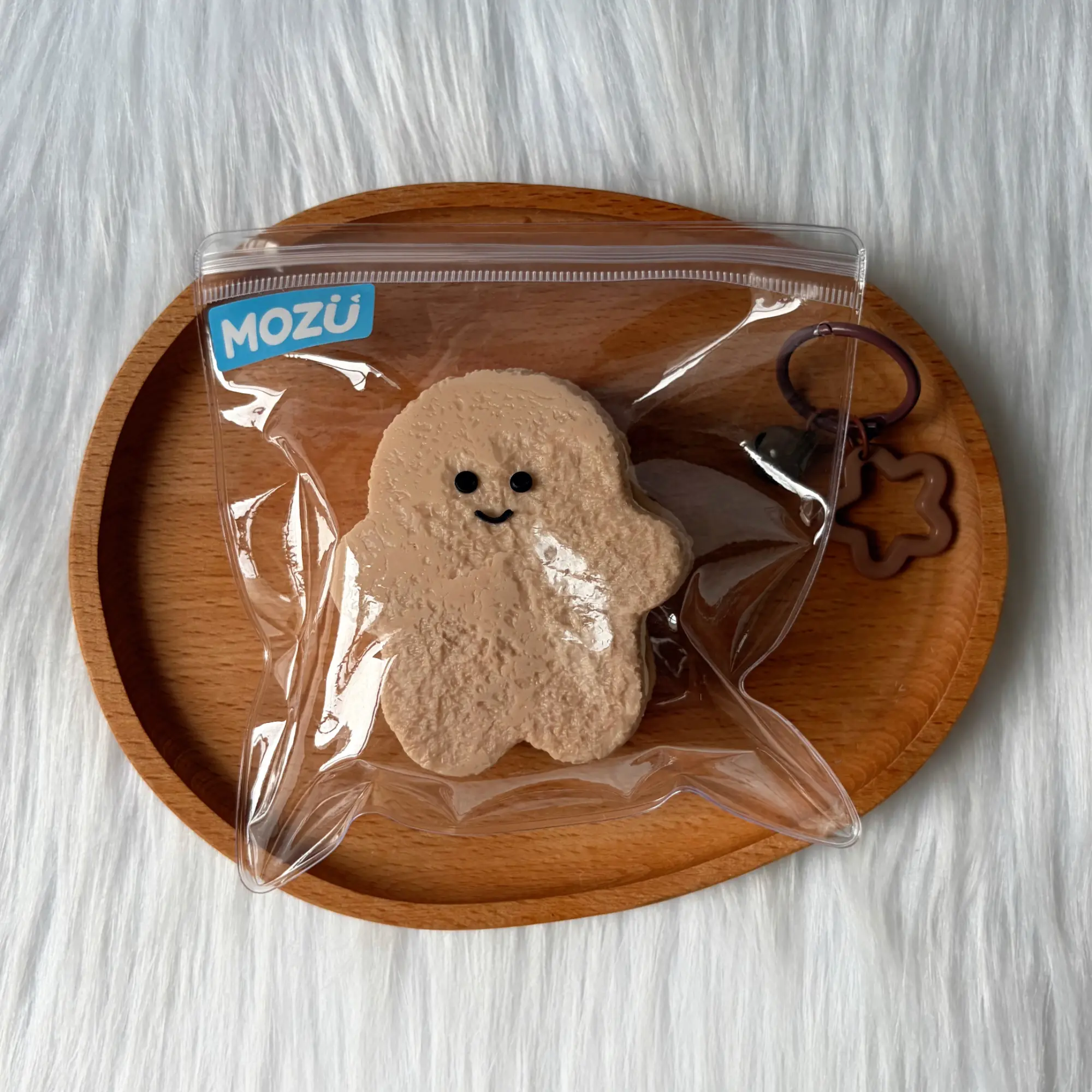 Soft Squishy Silicone Taba Gingerbread Man Fidget Toy, Classic Texture Slow Rebound Stress Relief Item, Fun Relaxing Satisfying Sensory Experience, Ideal for Holiday Gifts [176g]