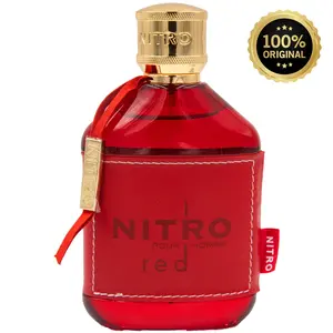 Dumont Nitro Red Eau De Parfum for Men 3.4 Oz – Masculine Spray with Fruit, Woody & Floral Notes