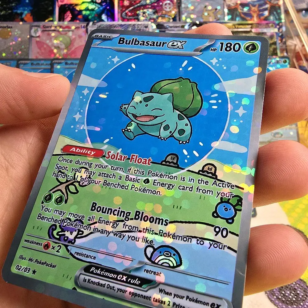 Bubble Bulbasaur EX Custom Card - Bubble Holo Finish - Full Art  Illustration Proxy Card - Shipping Deal - Card 2 of 3 Collectible Cards  Hobby Cards - TikTok Shop