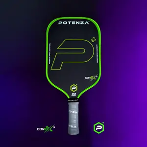 P+ PowerSpin Carbon COREx3 (Neon Green, Elongated Face)