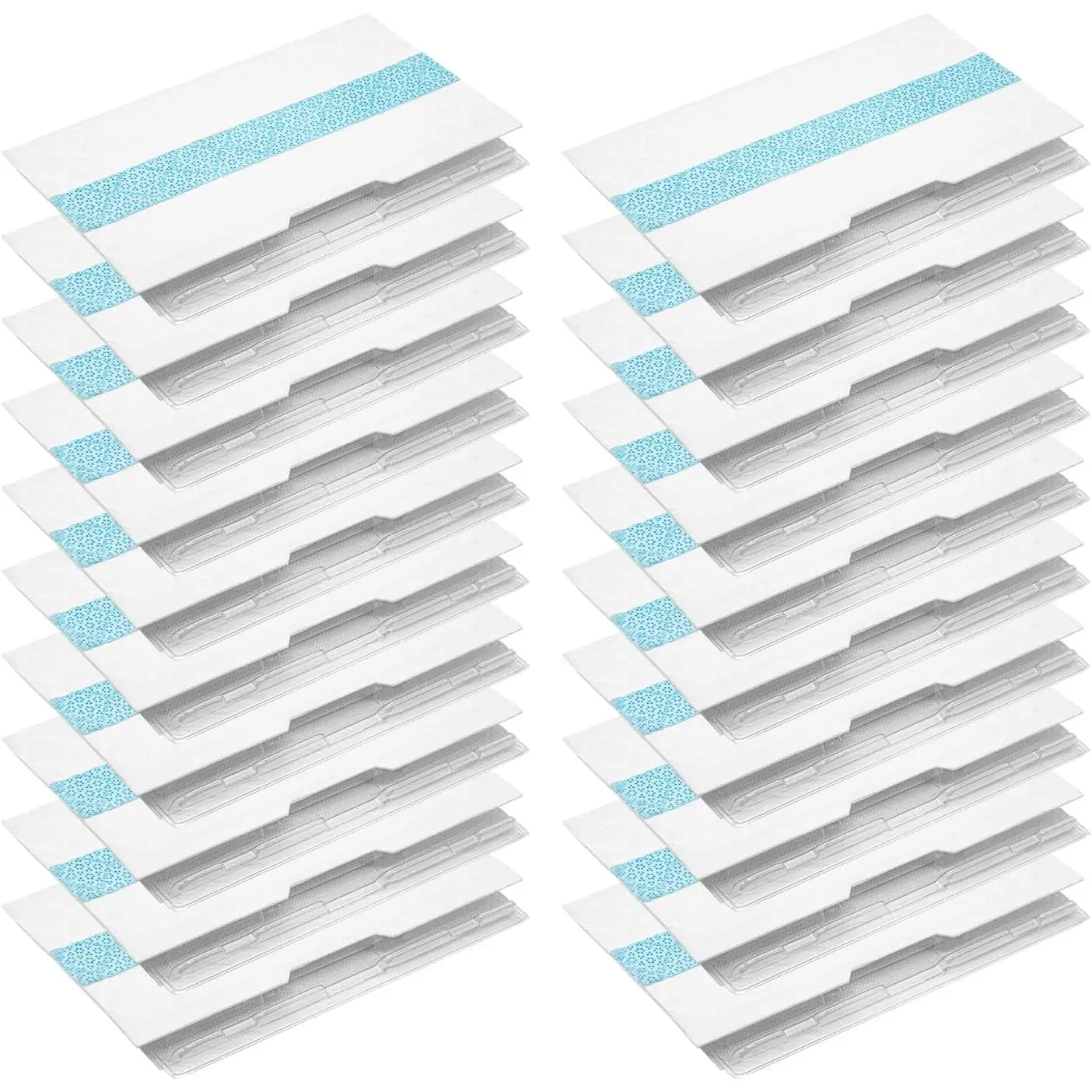 20 Pack Disposable VACMOP Mop Pad Refills Compatible with Shark Vacmop VMP30 VM252 VM250 VM200 Disposable Replacement Mop Pads