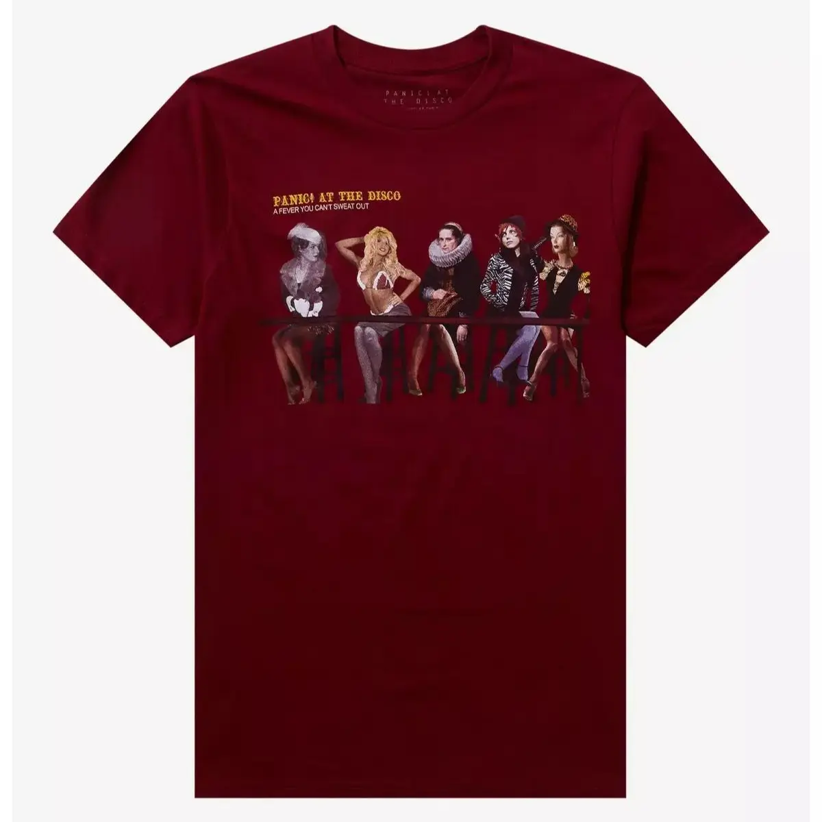 Panic! At The Disco Fever Can't Sweat Out Boyfriend T-Shirt, Unisex T-Shirt All Sizes Womenswear Crewneck
