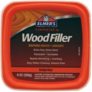 212 MAIN Interior Wood Filler (Elmers Products E848D12) - 0.5 Pt Capacity, Gap-Filling, Water-Cleanup Solution for Automotive & Motorcycle Paint Care Maintenance