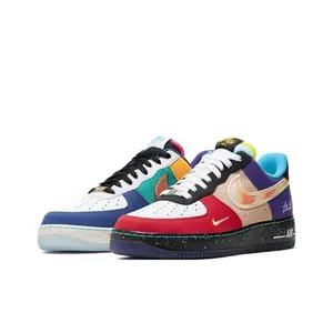 Splatter Midsole PatchMix Mismatch Low-Cut Casual Kicks, Stretch Mixed Leather Suede Mesh Fabric, Layered Flat Shock-Absorbing Sculpted Midsole, Textured Anti-Slip Grid Grain Rubber Toe, Lightweight Unisex Bold Colorblock Year-Round Street Sneakers