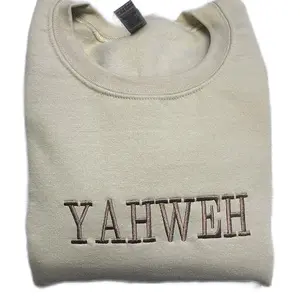 YAHWEH Embroidered Crewneck
