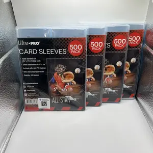 Ultra Pro Penny Card Soft Sleeves 4 Packs of 500 for Standard Cards, 2000 Total