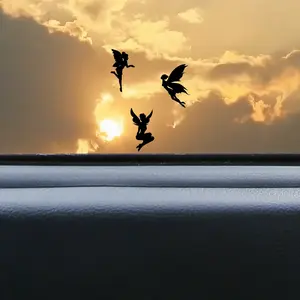 Fairy Hidden Easter Egg Decals | Tiny Fairy decals | Small decal for cars | Hidden Truck Decal | Water bottle Decal | Car Accessories 2