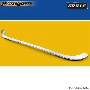 Fit For 09-15 Mini Cooper R55 R56 R58 R59 Chrome Front Grille Hood Molding Trim