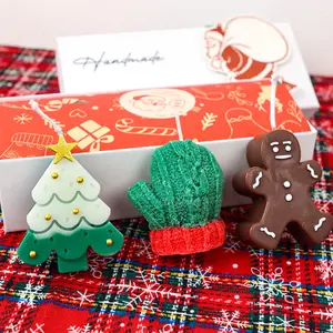 Cute Christmas Scented Candle Gift Set, Creative Handmade Aromatherapy Candles, Festive Home Decor, Perfect Holiday Present