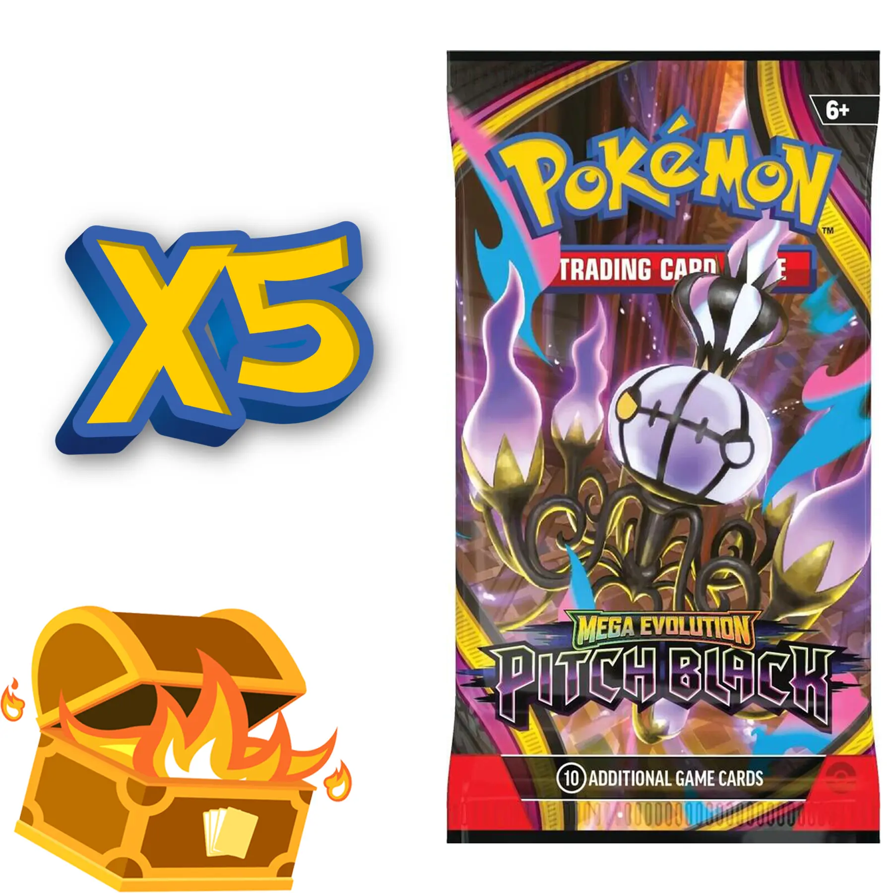 5 Pitch Black Booster Packs