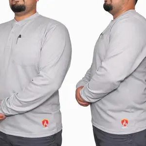 Fire shield FR CAT2 flame resistant work shirt long sleeve  Clothes Menswear