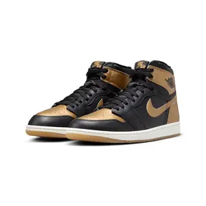 Jordan 1 Retro High OG Black Metalic Gold Men's DZ5485-071 & GS FD1437-071 New