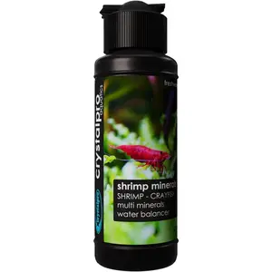 Shrimp Minerals 4.2 Oz - Liquid Aquarium Salt & Trace  for Freshwater Shrimp Tanks - Supports Caridina & Neocaridina - Molting & Breeding Additive - Invertebrate  Conditioner