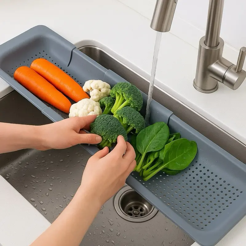 Over The Sink Extendable Colander