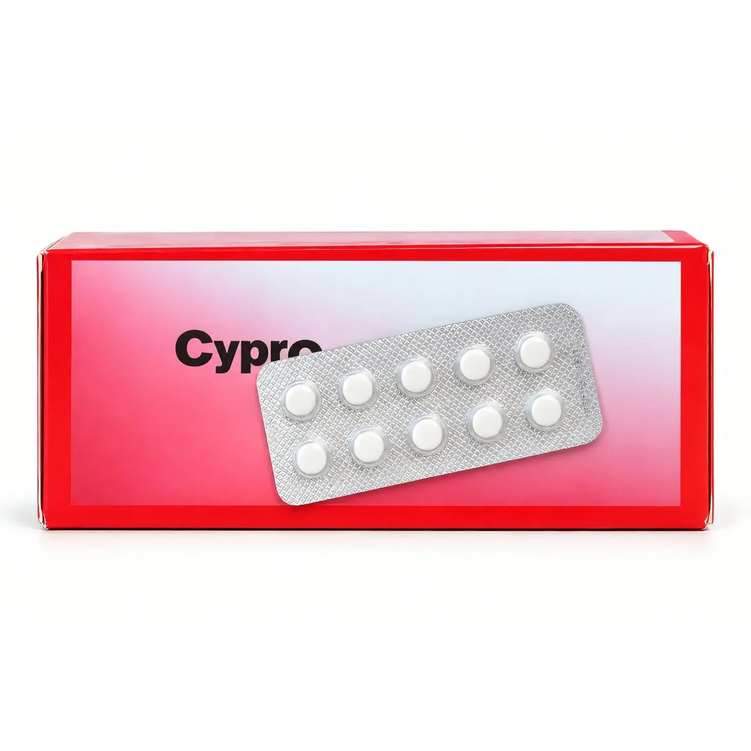 Cypro Tablets - 10 Pack of White Tablets in Red Box - Ideal for Daily Use