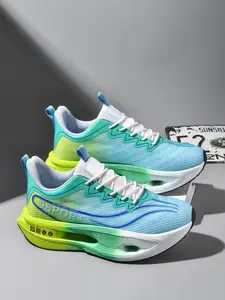 Men's Carbon Plate Running Shoes, Trendy Breathable Sports Sneakers, Student Shock Absorption Jump Rope Casual Shoes