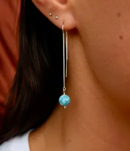 Threader Drop Earrings