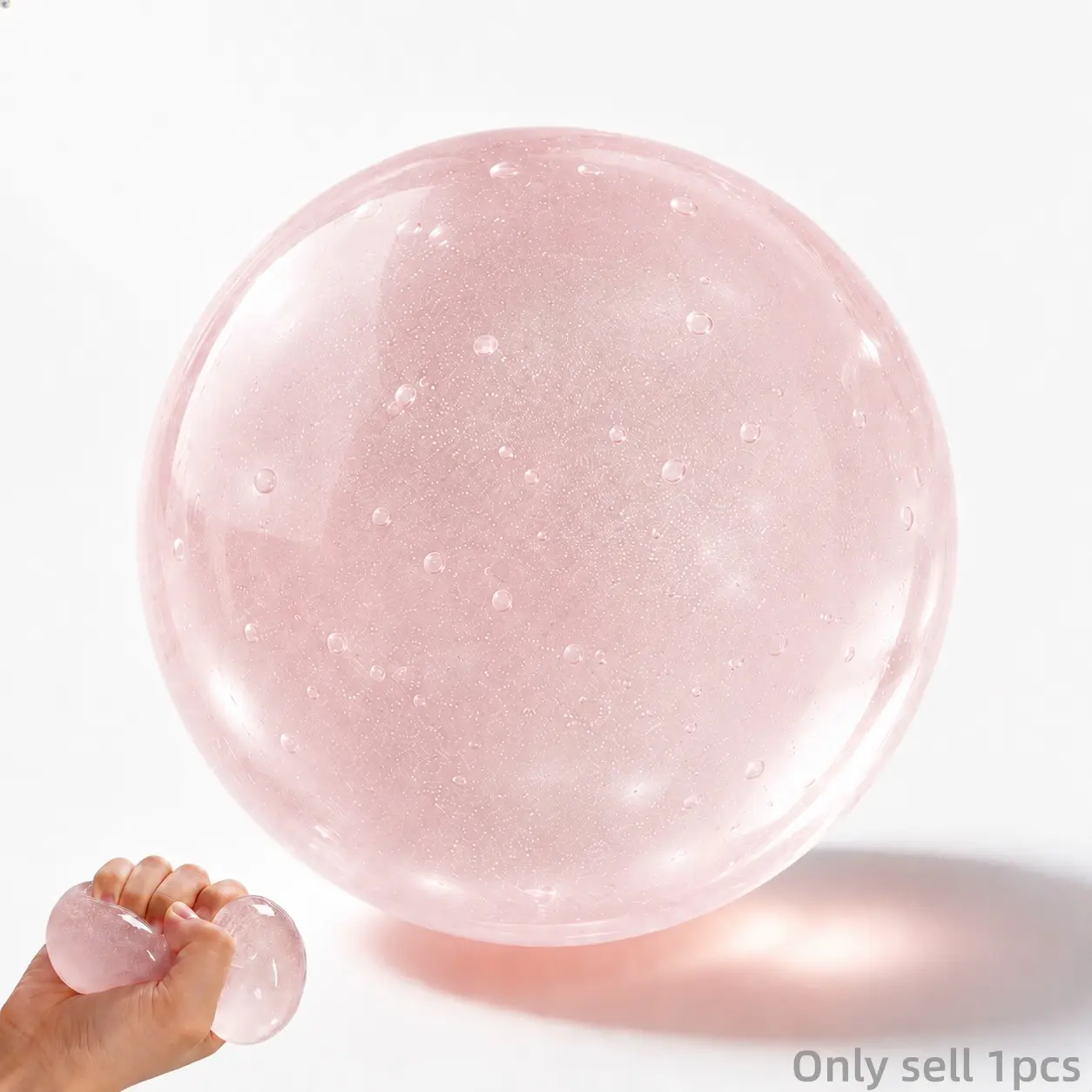 Coconut Oil Squishy Ball-Ultra Soft Stretchable Anxiety Relief Toy, Unisex Squishy for Pressure Release, Squishy Stress Balls