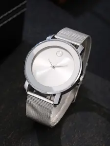Simple Business Fashion Watch with Classic Round Dial, Lightweight Zinc Alloy Strap, Analog Quartz Movement, Ideal for Daily Wear, Quartz Wristwatch
