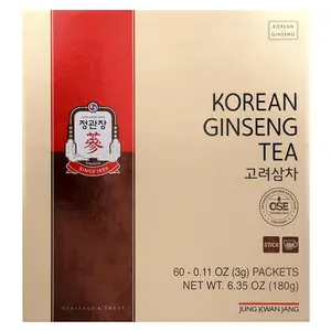 JungKwanJang Korean Ginseng Tea, 60 Packets, 0.11 oz (3 g) Each
