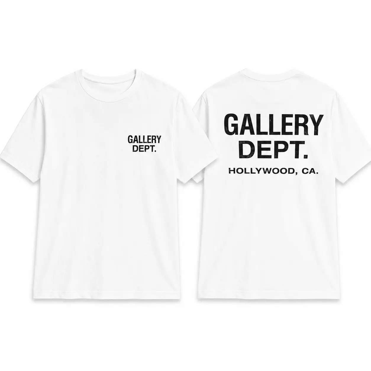 Gallery Dept Inspired Shirt, Hollywood CA Graphic Tee, Premium Cotton Unisex Streetwear Shirt, Casual Oversized Tee
