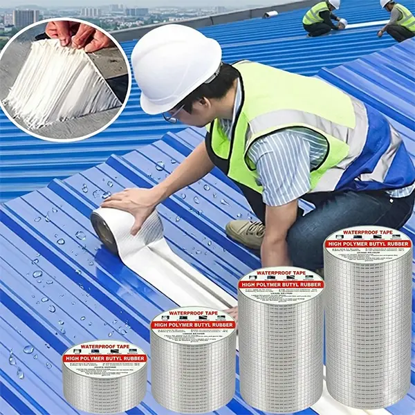 Heavy Duty Butyl Rubber Fireproof Waterproof Anti-Leak Peel-and-Stick Bond Tape - 1 Roll, Super Strong Adhesion, Leakproof Airtight Seal for Quick Car, RV Repairs