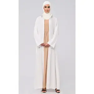 Maheen crepe Abaya With summer cool shrug