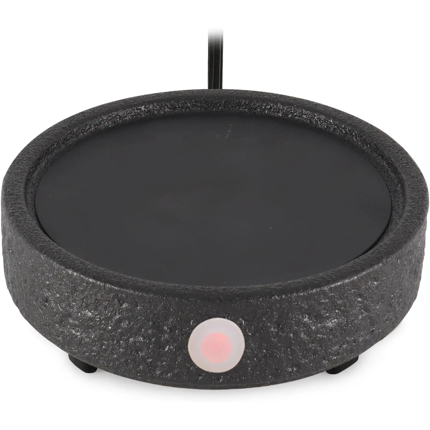 Mug Warmer,Coffee Warmer for Desk Candle Warmer,Safely Releases Scents Without a Flame,Electric Beverage Warmer Plate for Heating Coffee, Beverage, Milk and (Black-No Cup)