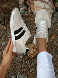 Women's Vintage Tennis Shoes, Comfortable Breathable Casual Sports Sneakers, Classic Versatile Dad Shoes for Outdoor Sports and Daily Exercise