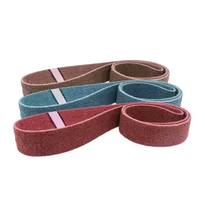 Combat Abrasives | 3-1/2" x 15-1/2" Surface Conditioning Belts (Non-Woven), 5  PACK