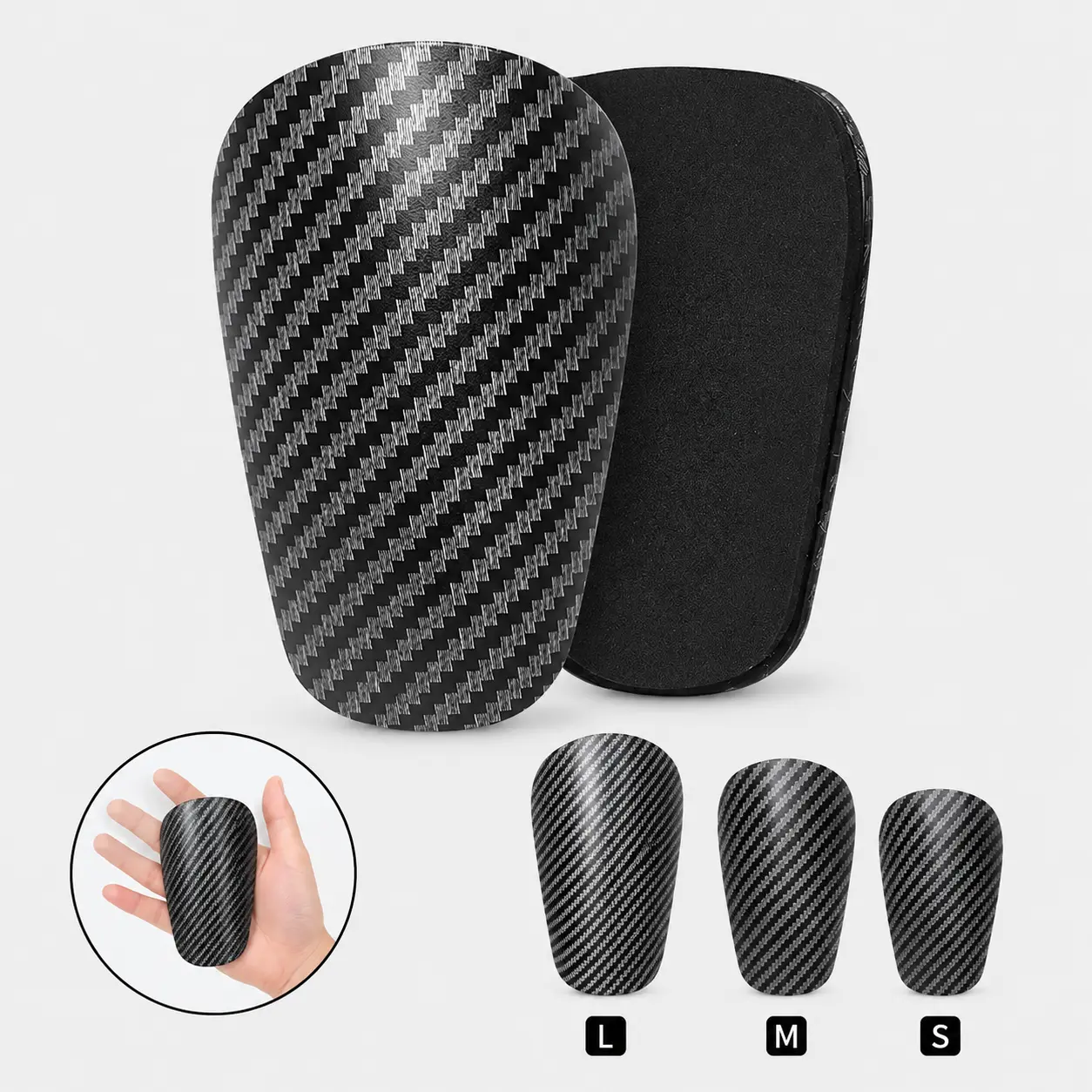 Mini Soccer Shin Guards, Extra Mini Football Shin Guards Kids Youth Adults Shin Guards Protective Equipment Shin Guards