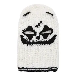 Fun Ghost Balaclava Men Costume Hats Gift Warm Soft Bucket Hat