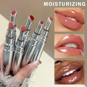 HERORANGE 6-Piece Tinted Lip Gloss Set Hydrating & Plumping for Vibrant Shine Unisex All Skin Types Perfect Sheer Color for Festival Party & Stage Trendy Gift for Teen Girls Lipstick Included - Glossy 24-hour moisturizing cosmetic !