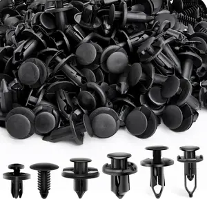 Nilight 200PCS Car Retainer Clips 6mm 7mm 8mm 9mm 10mm Expansion Screws Replacement Kit Bumper Push Rivet Clips for GM Ford Toyota Honda Chrysler Nissan