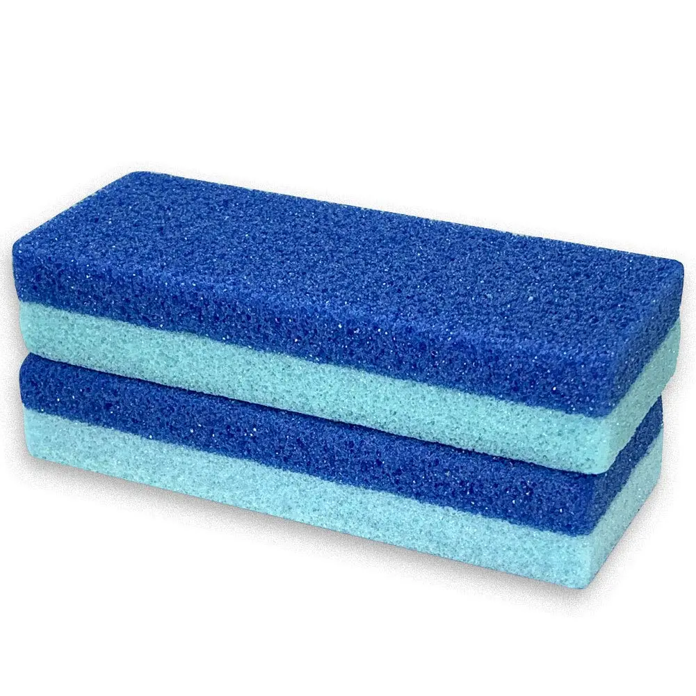 Foot Exfoliator File Scrubber Sponge Pedicure Tool Callus Remover for Feet, Salon Foot Scrub Pads Pedi Gifts for Men Women, 2pcs