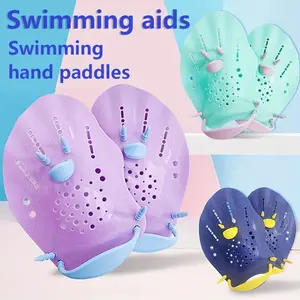 1 pair of professional buoyancy swimmers poof, for both boys and girls, to enhance the power of paddling, improve technology, quick-drying anti-slip, easy to wear, anti-fall, necessary for swimming training.