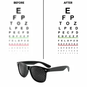 Premium Pinhole Correction Sunglasses Clinical Vision Recovery Vision Correction Anti Myopia Ultimate Focus Clarity men eyewear glasses