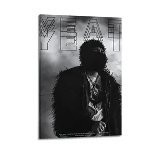 Yeat Poster for Bedroom Aesthetic Canvas Wall Art Living Room Posters Painting Picture Print Modern Family Decor Artist Bathroom Poster